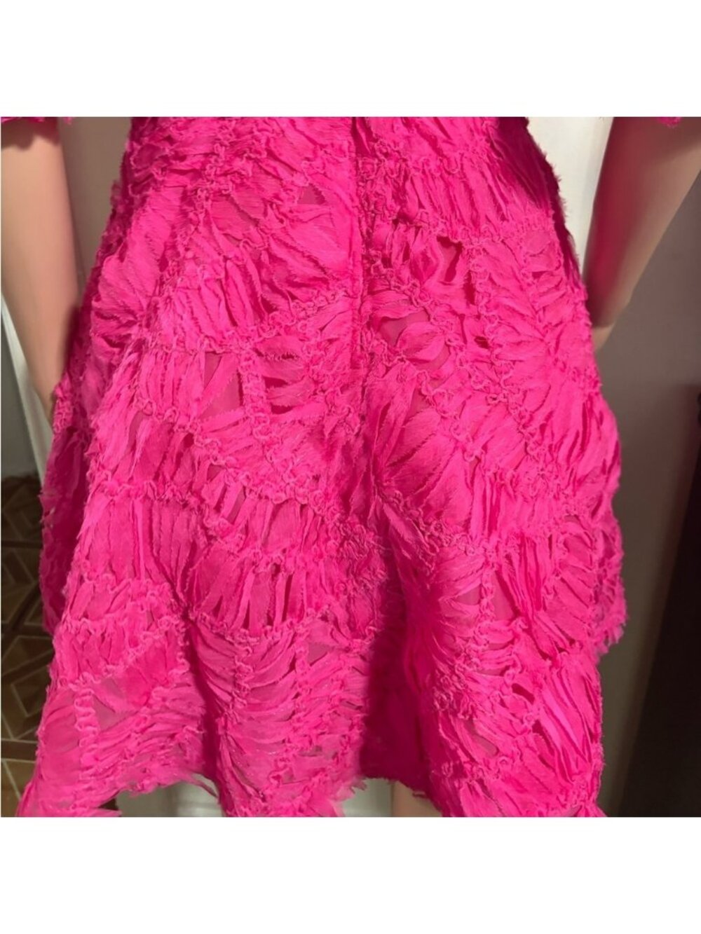 NWT AJE Women’s Florential Pink Mini Swing Dress - Picture 13 of 13